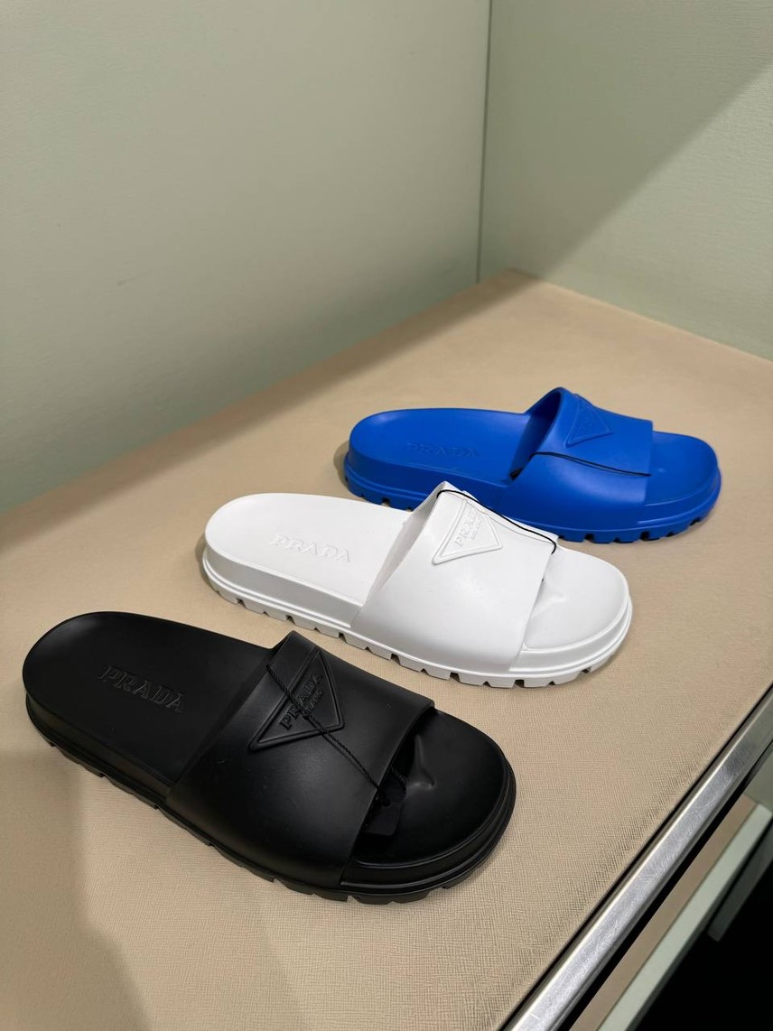 PRADA Slides front view - Women's luxury Shoes
