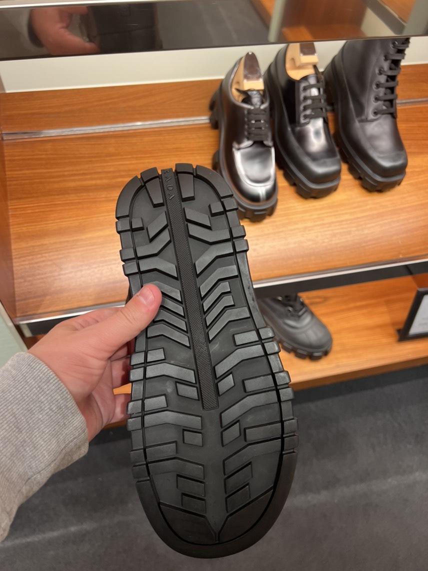 PRADA Boots side view - Men's luxury Shoes