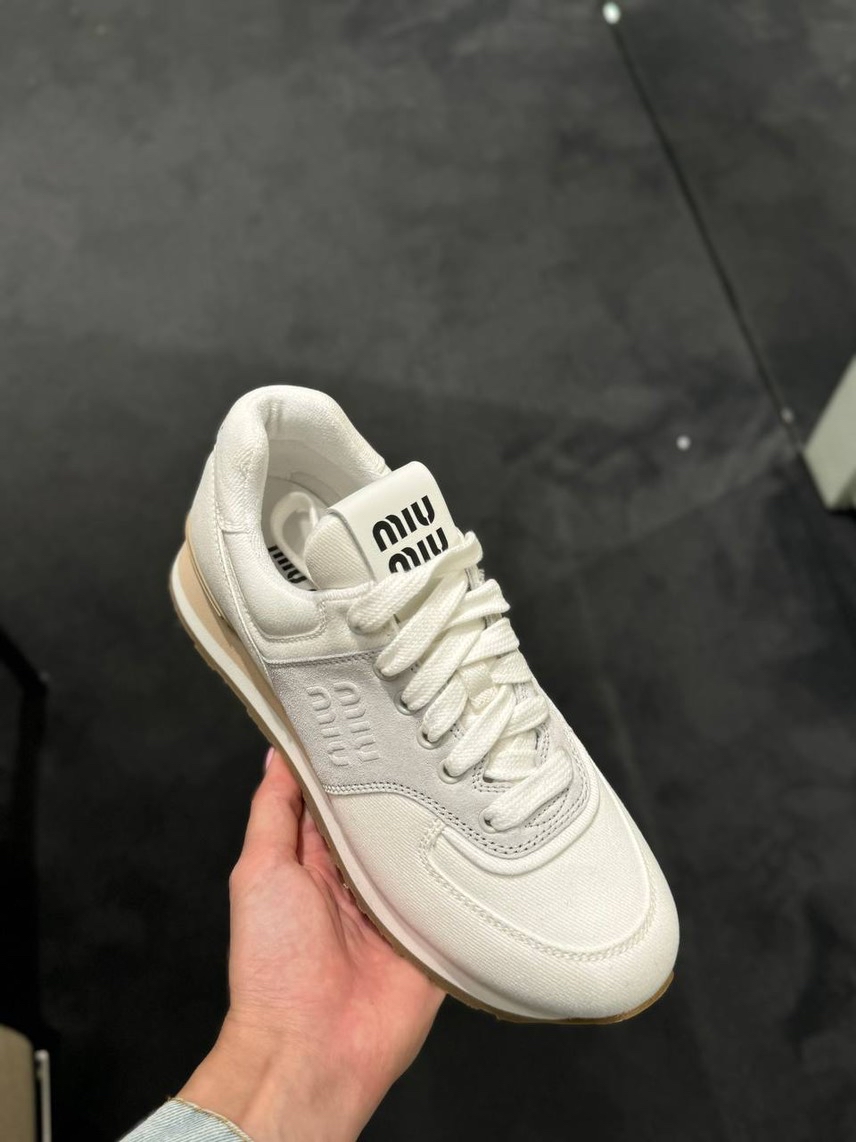 MIU MIU Sneakers side view - Women's luxury Shoes