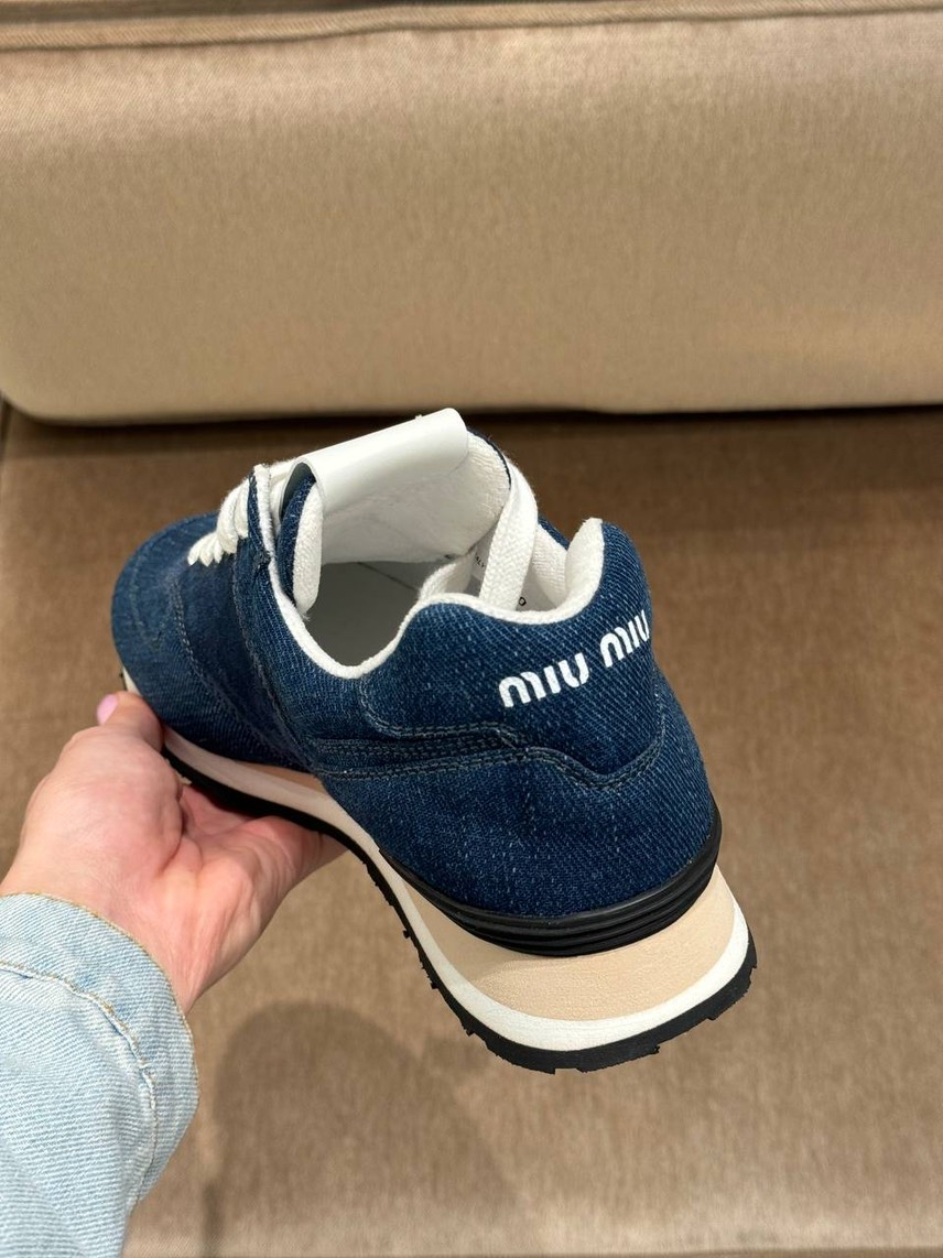 MIU MIU Sneakers side view - Women's luxury Shoes