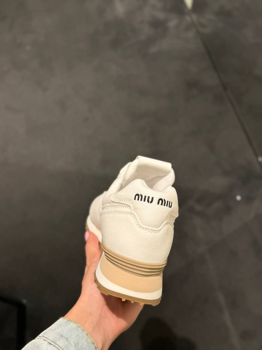 MIU MIU Sneakers side view - Women's luxury Shoes