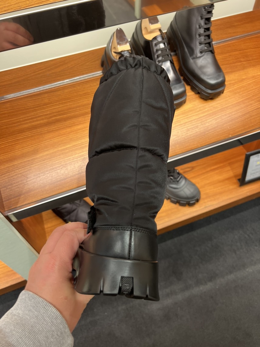 PRADA Boots side view - Men's luxury Shoes