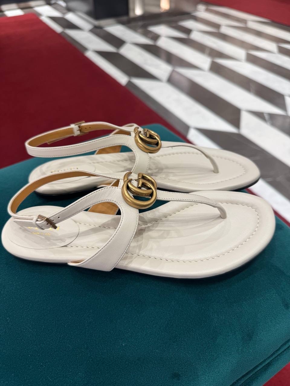 GUCCI Sandals side view - Women's luxury Shoes