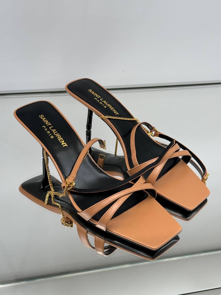 YVES SAINT LAURENT Sandals front view - Women's luxury Shoes