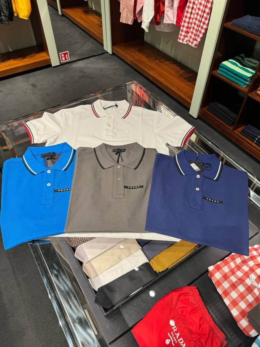 PRADA T-shirt and Polo side view - Men's luxury Clothes