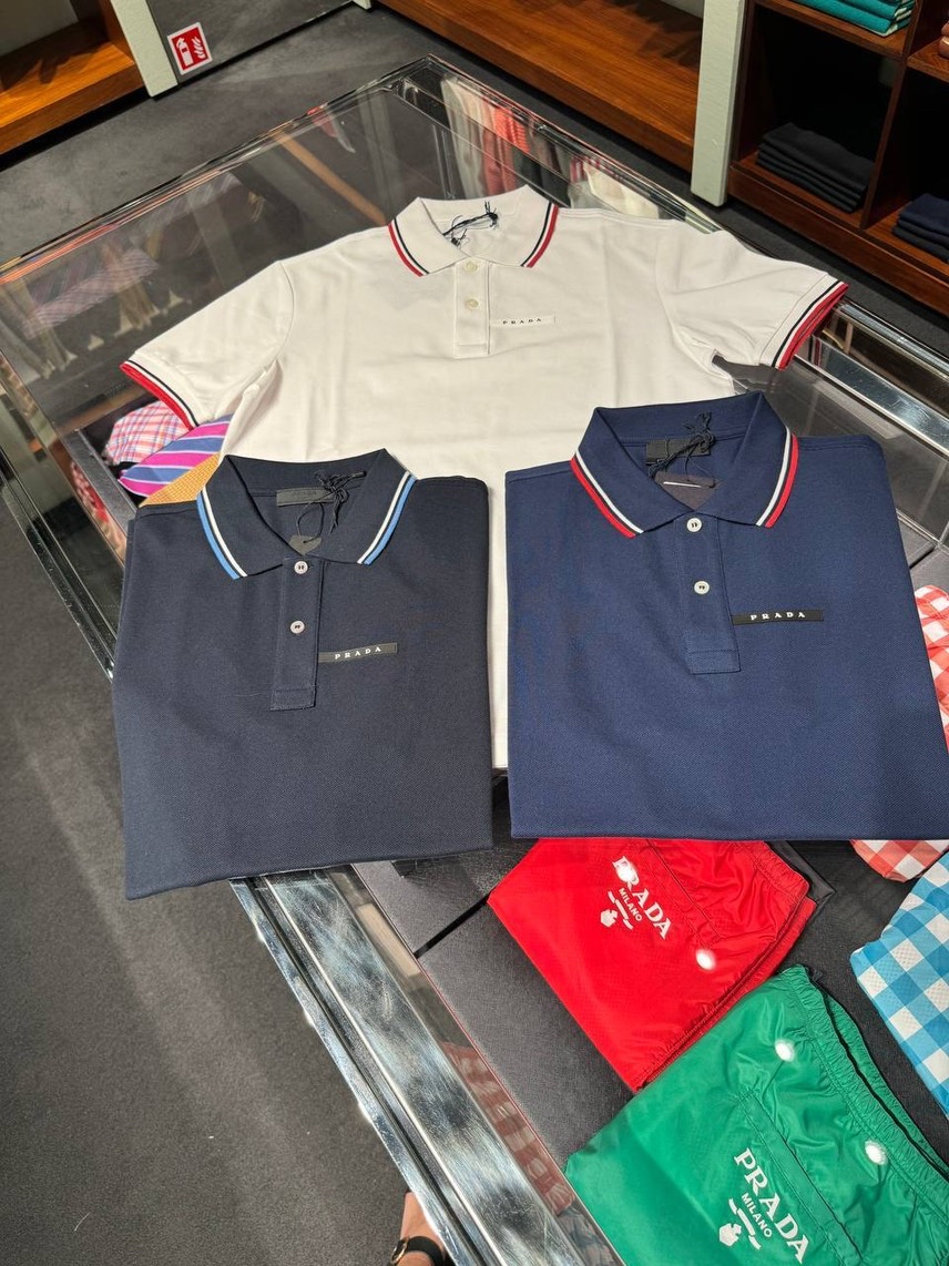 PRADA T-shirt and Polo side view - Men's luxury Clothes