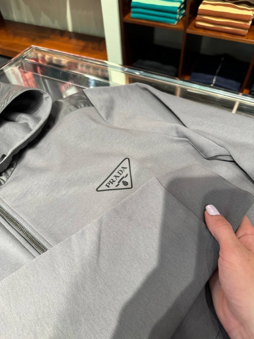 PRADA Hoodies side view - Men's luxury Clothes