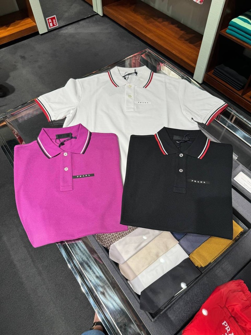 PRADA T-shirt and Polo side view - Men's luxury Clothes