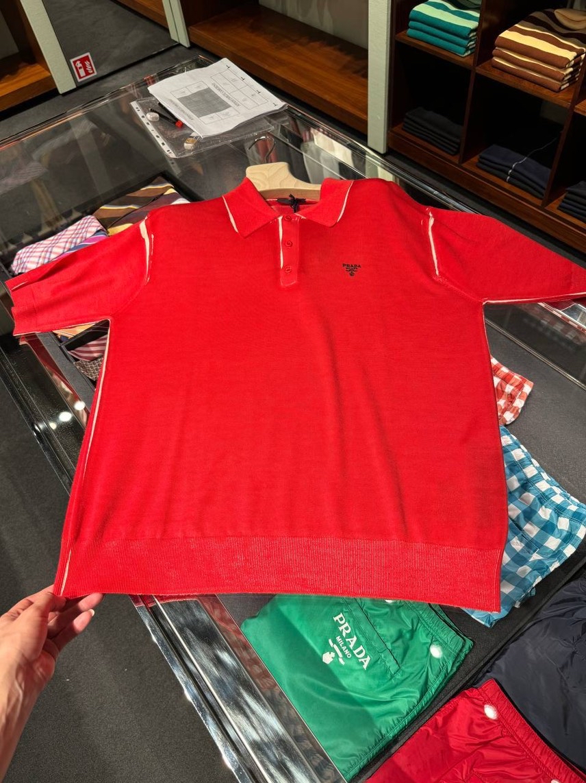 PRADA T-shirt and Polo front view - Men's luxury Clothes