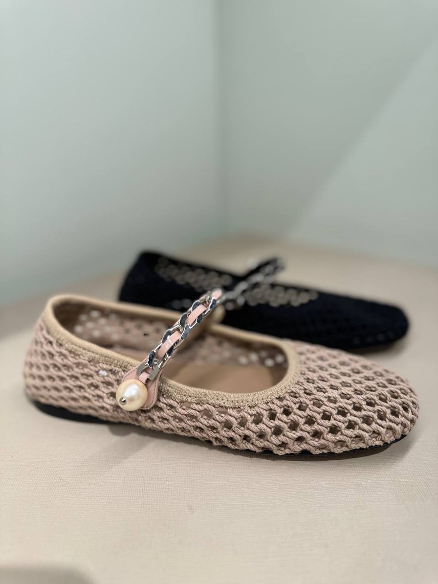 MIU MIU Ballerinas front view - Women's luxury Shoes