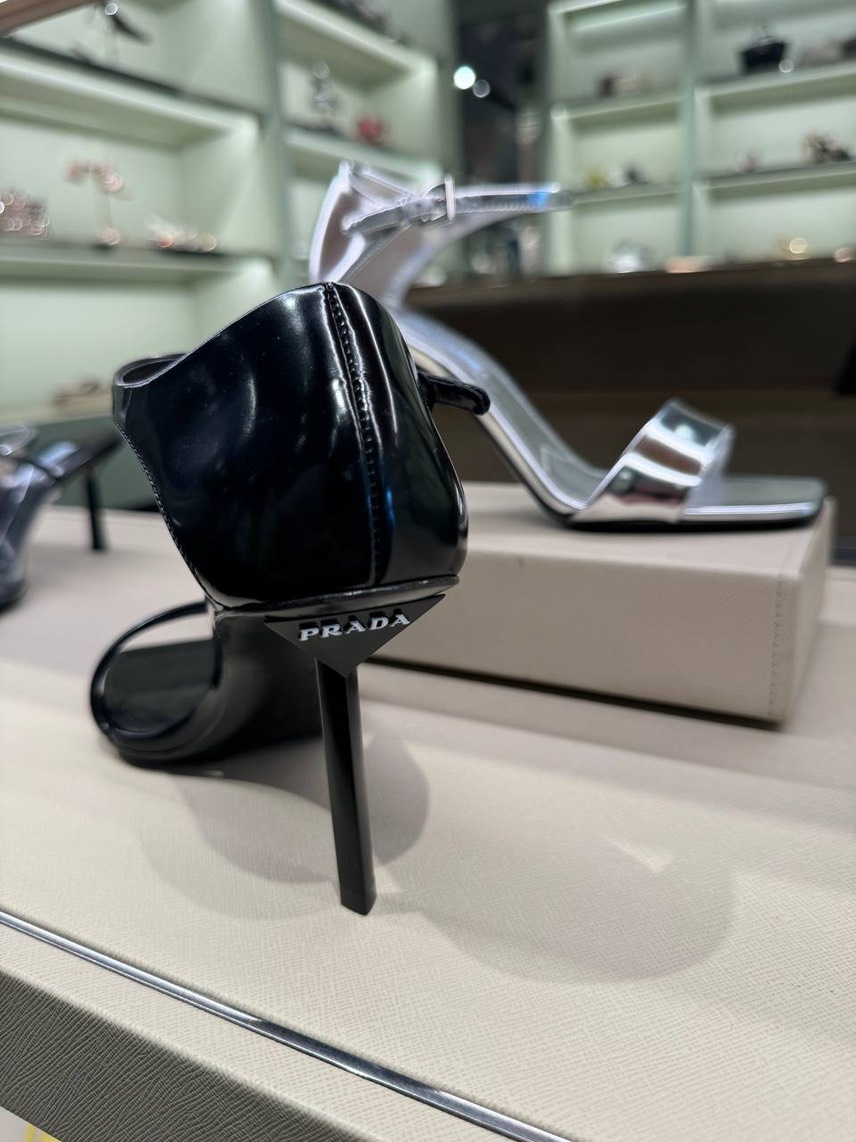 PRADA Sandals side view - Women's luxury Shoes