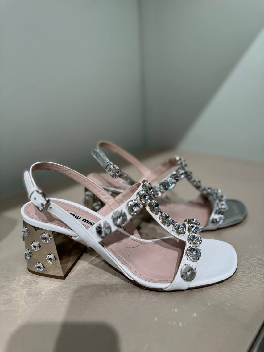 MIU MIU Sandals front view - Women's luxury Shoes