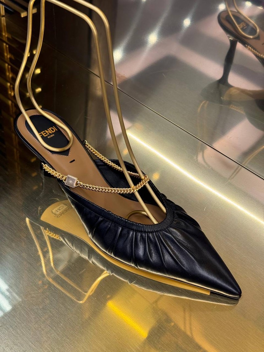 FENDI Sandals side view - Women's luxury Shoes
