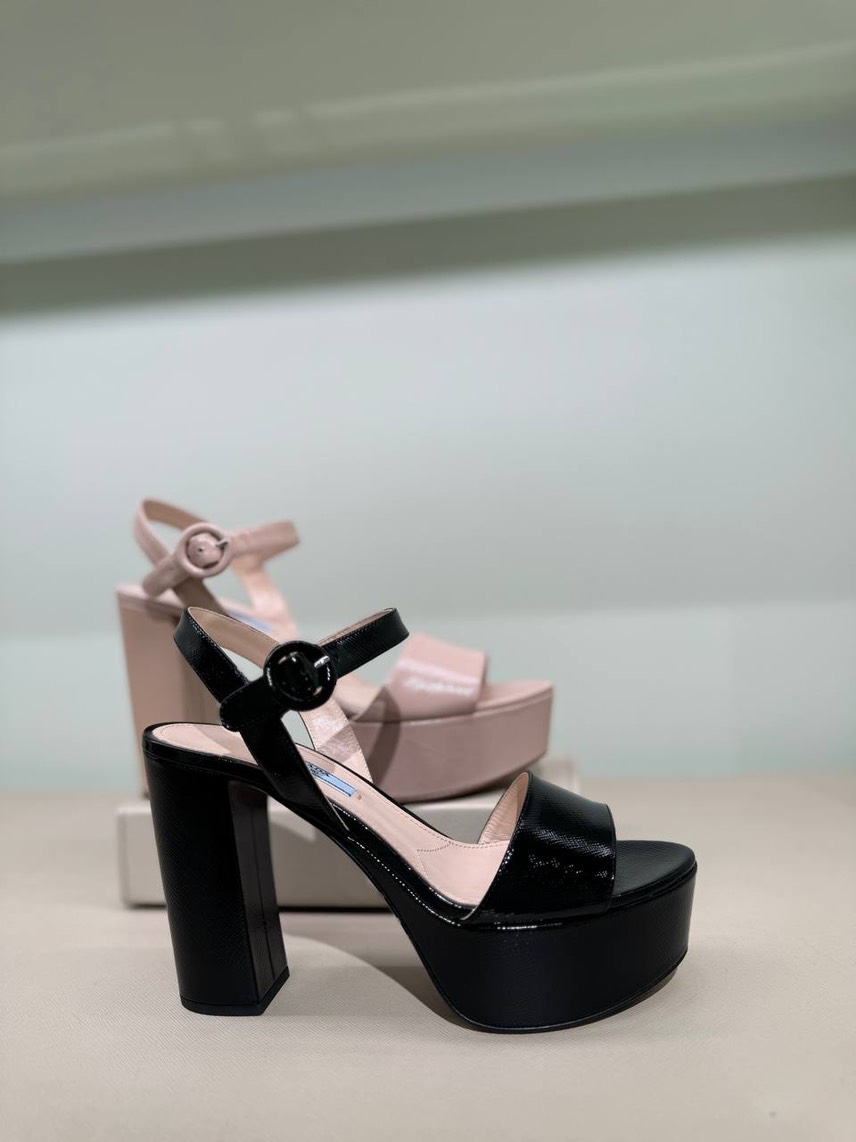 PRADA Sandals side view - Women's luxury Shoes