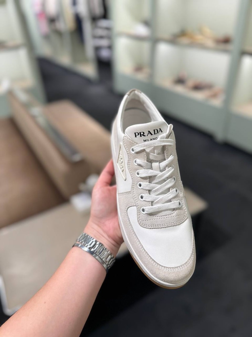 PRADA Sneakers side view - Women's luxury Shoes