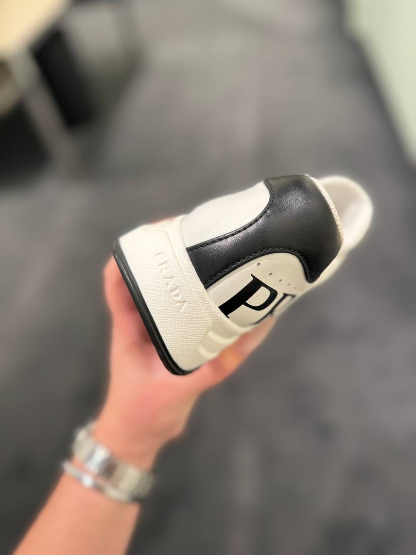 PRADA Sneakers side view - Women's luxury Shoes