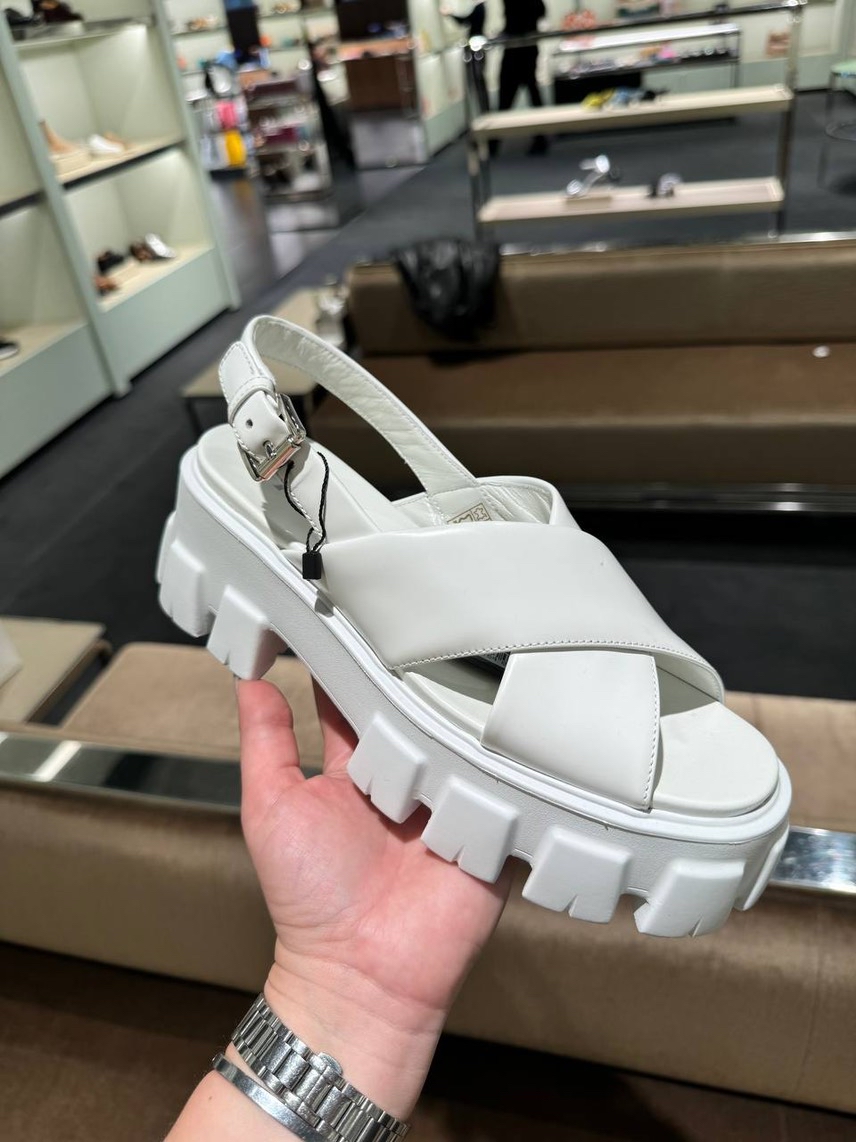 PRADA Sandals front view - Women's luxury Shoes