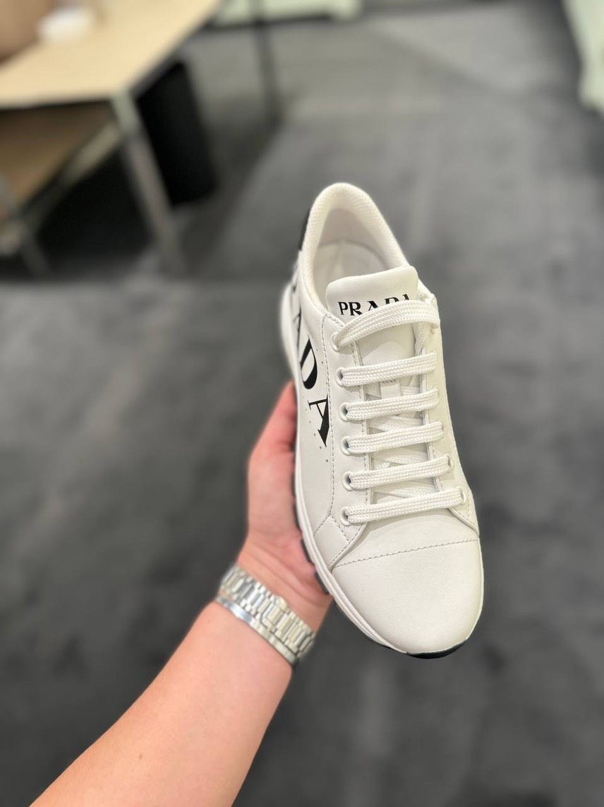 PRADA Sneakers side view - Women's luxury Shoes