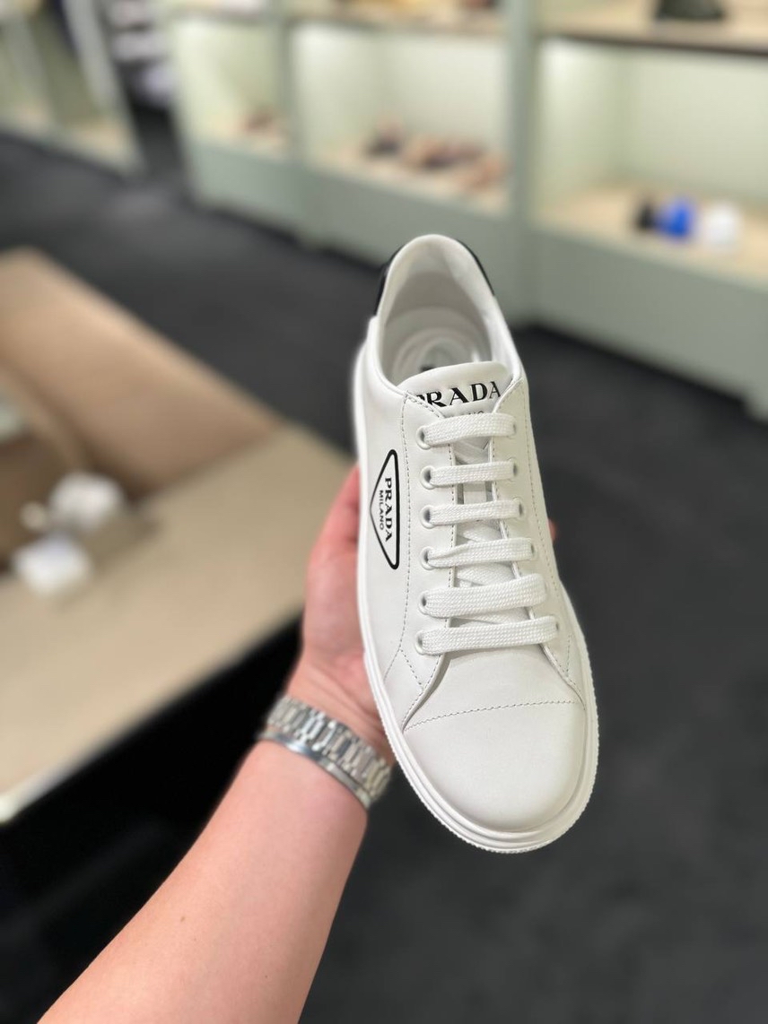 PRADA Sneakers side view - Women's luxury Shoes