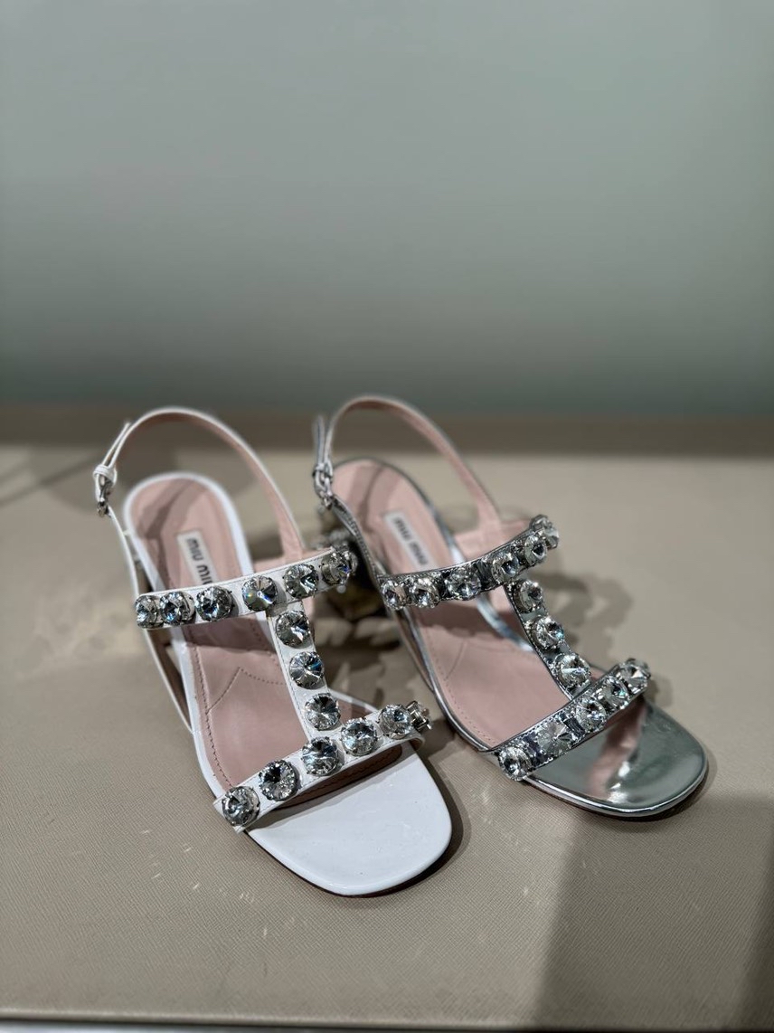 MIU MIU Sandals side view - Women's luxury Shoes