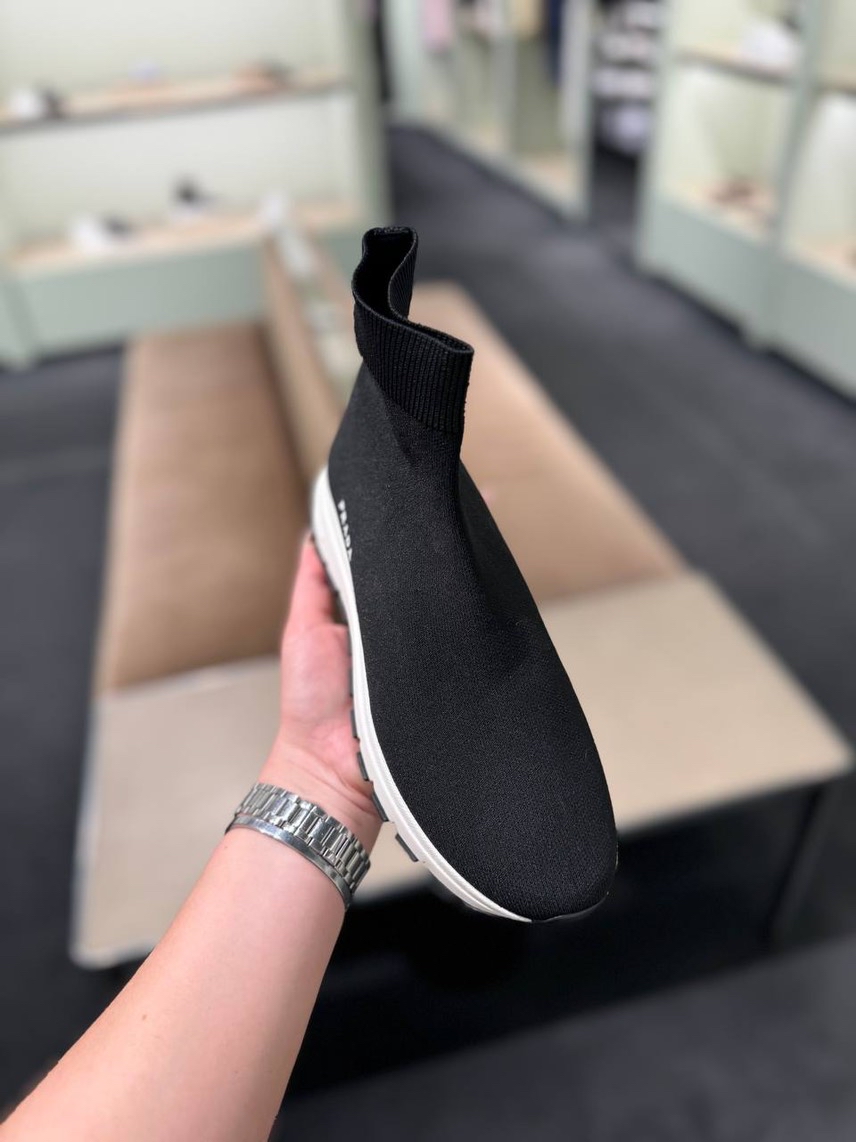 PRADA Sneakers side view - Women's luxury Shoes