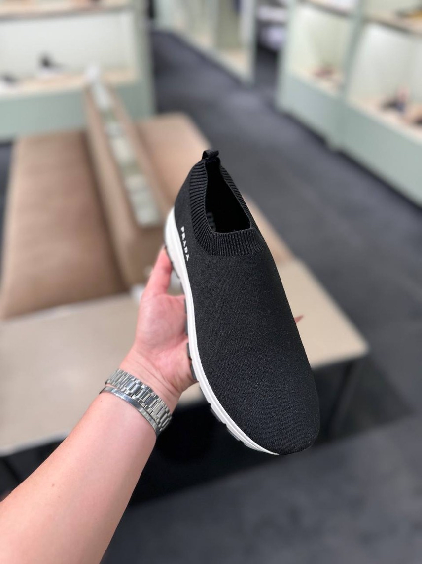PRADA Sneakers side view - Women's luxury Shoes
