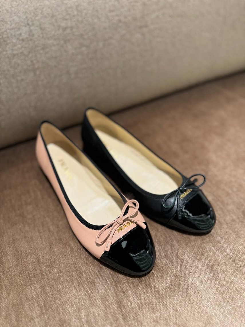 PRADA Ballerinas front view - Women's luxury Shoes