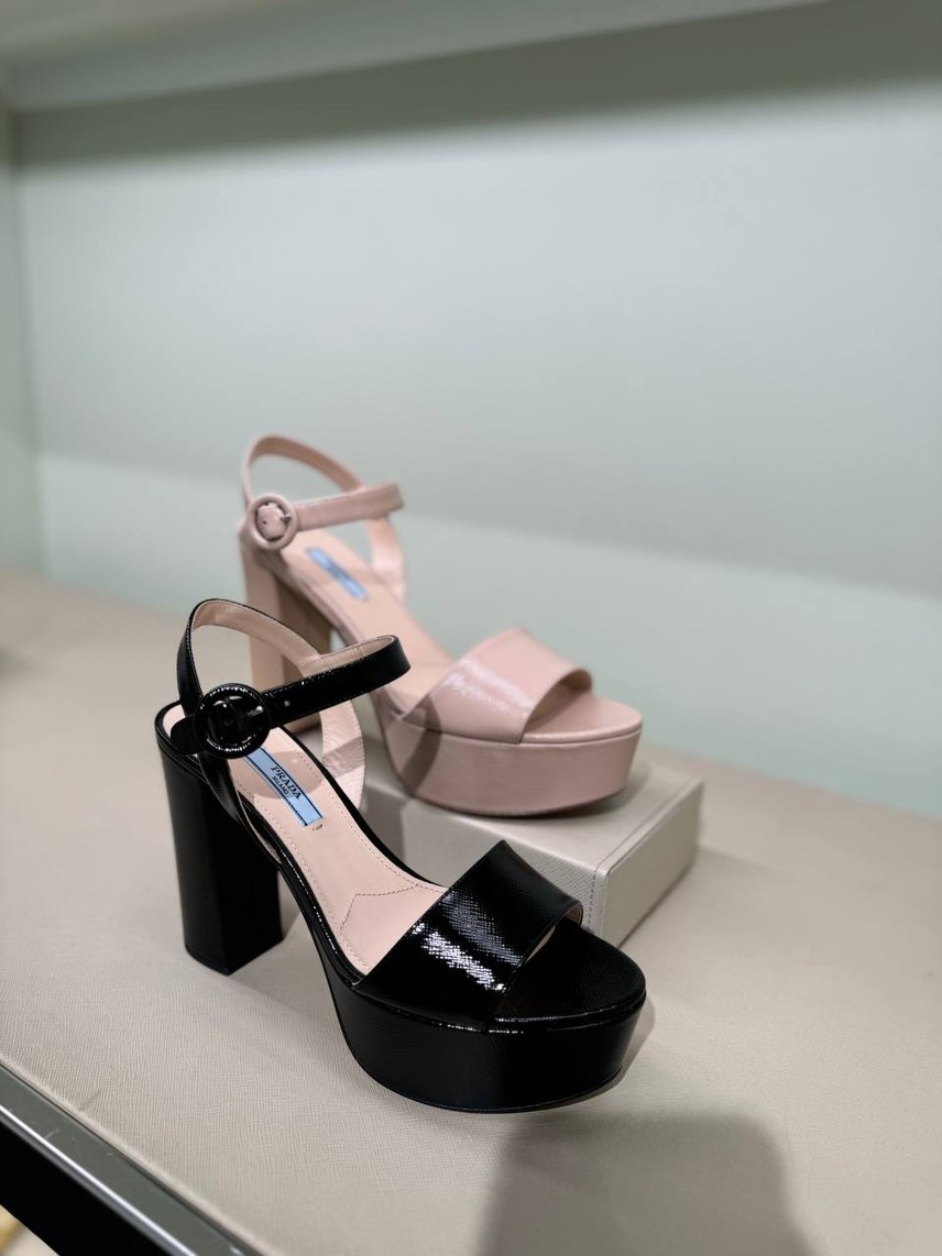 PRADA Sandals front view - Women's luxury Shoes