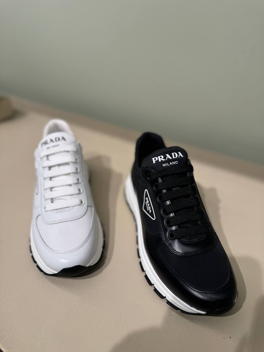 PRADA Sneakers side view - Women's luxury Shoes