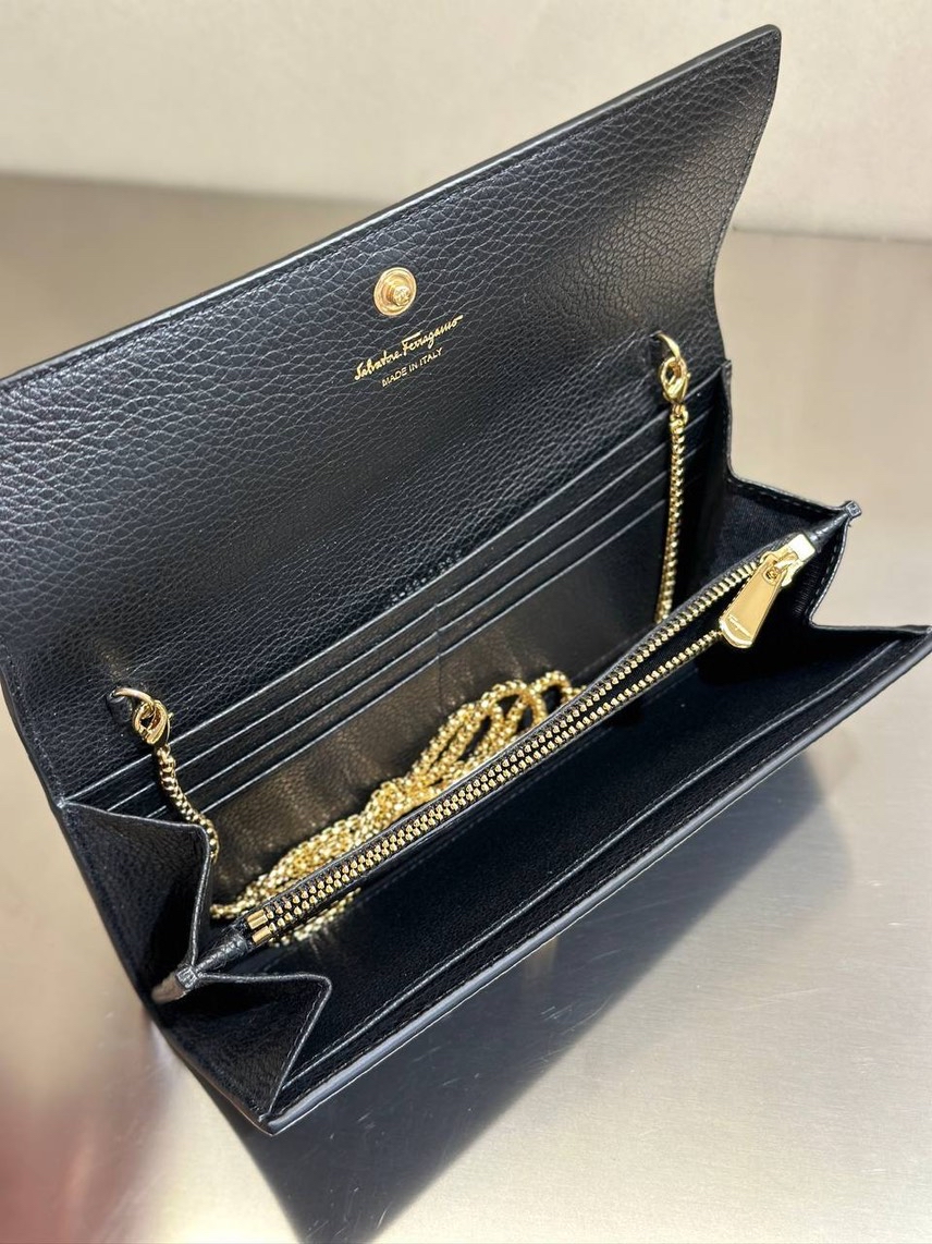 SALVATORE FERRAGAMO Clutch bags side view - Women's luxury Bags