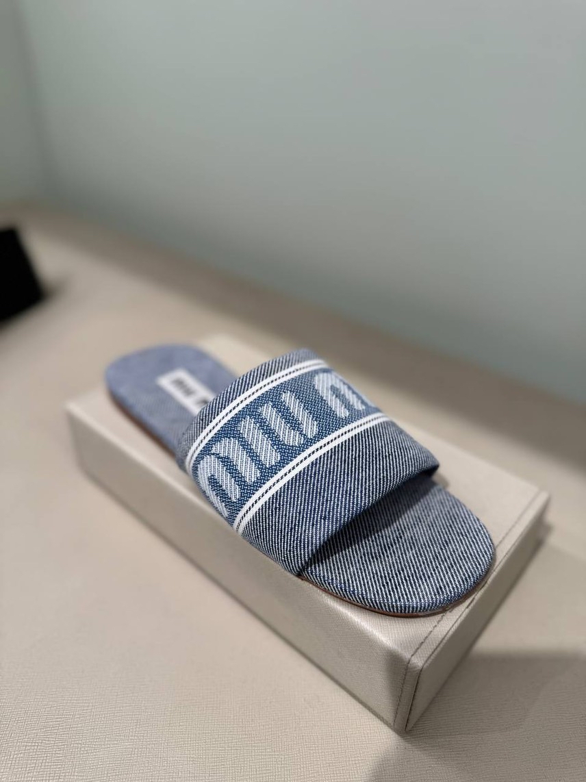 MIU MIU Slides front view - Women's luxury Shoes