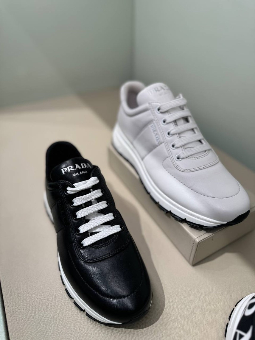 PRADA Sneakers side view - Women's luxury Shoes