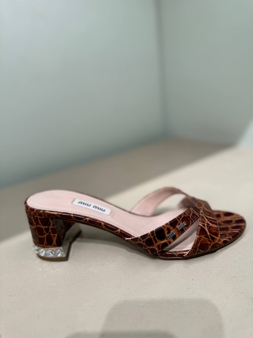 MIU MIU Sandals side view - Women's luxury Shoes