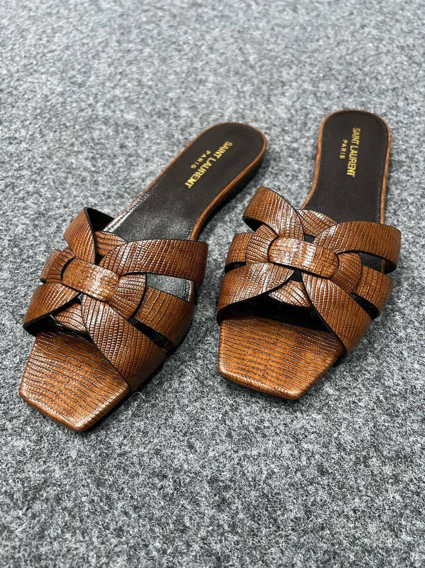 YVES SAINT LAURENT Slides side view - Women's luxury Shoes