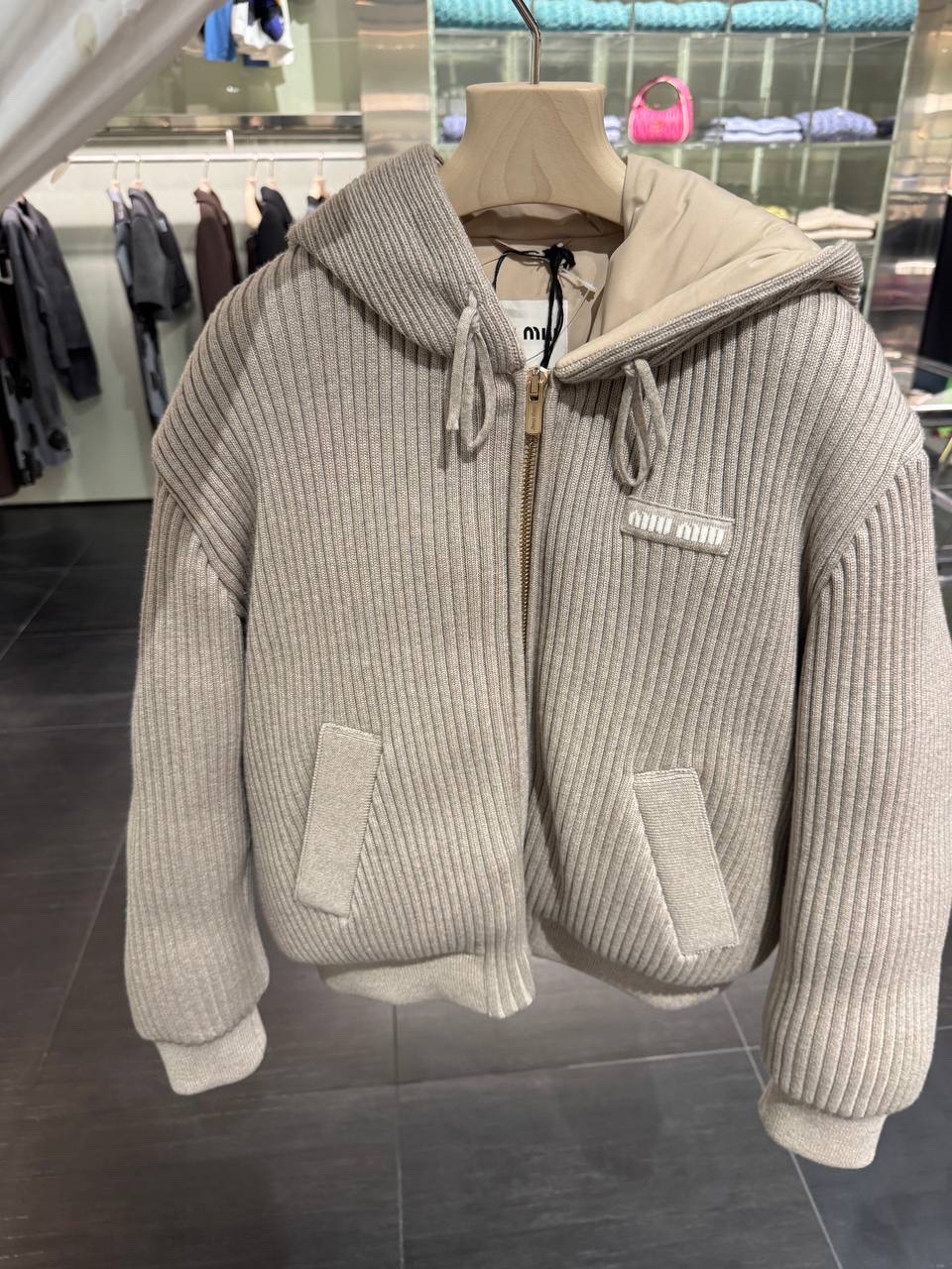 MIU MIU Down jacket front view - Women luxury Clothes