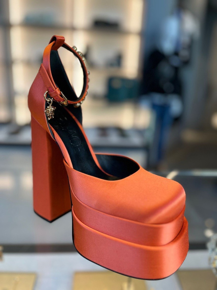 VERSACE Sandals front view - Women's luxury Shoes