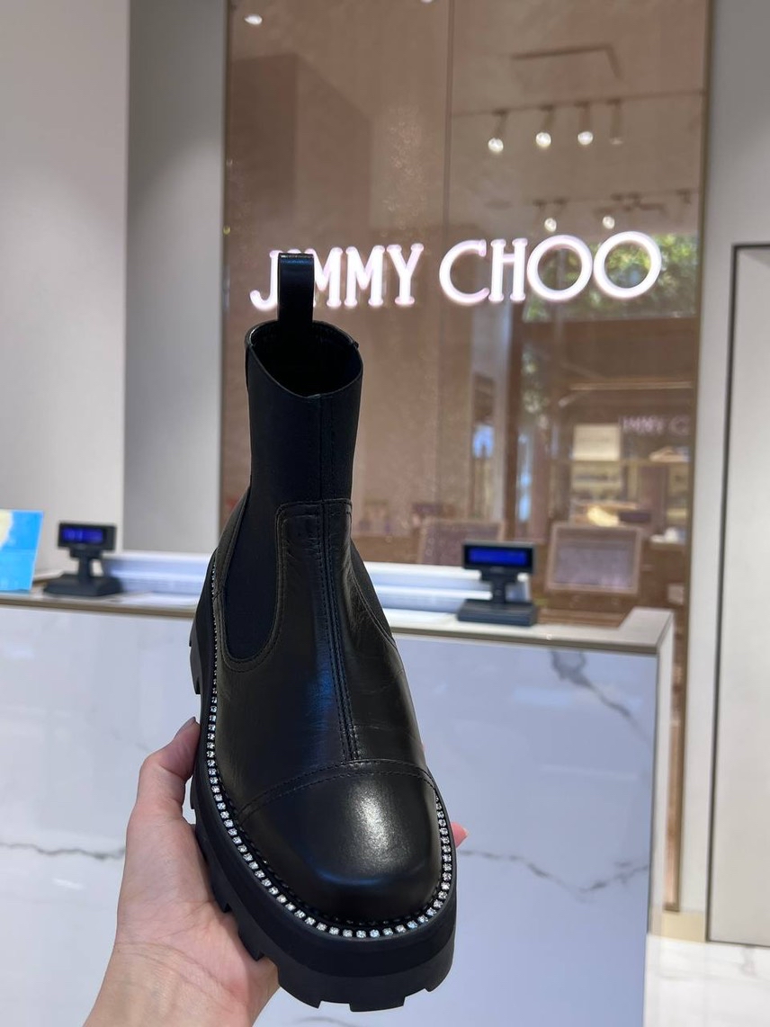 JIMMY CHOO Boots side view - Women's luxury Shoes