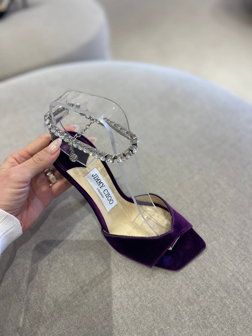JIMMY CHOO Sandals side view - Women's luxury Shoes