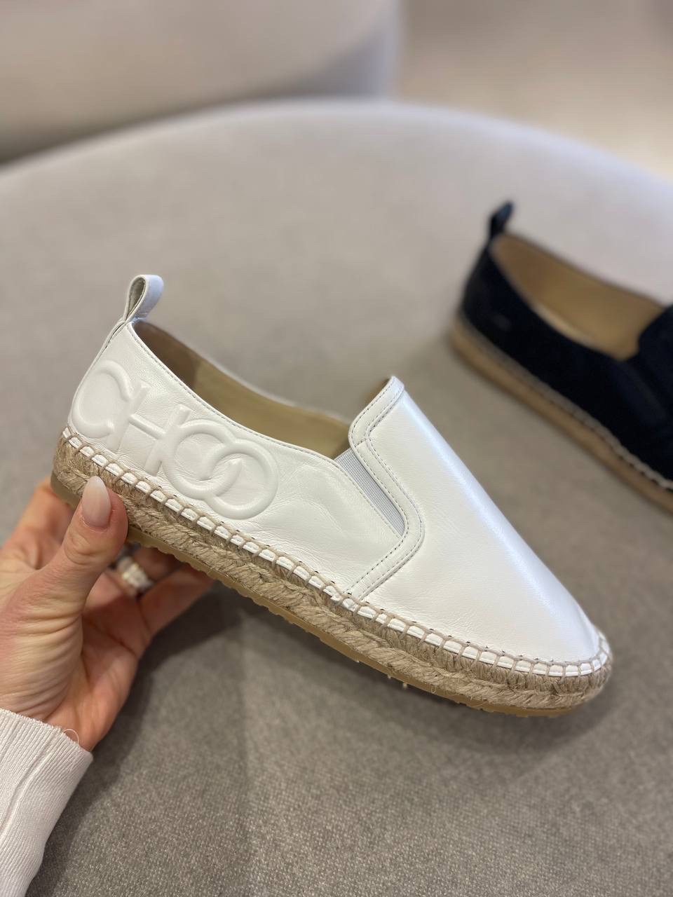 JIMMY CHOO Espadrilles side view - Women's luxury Shoes
