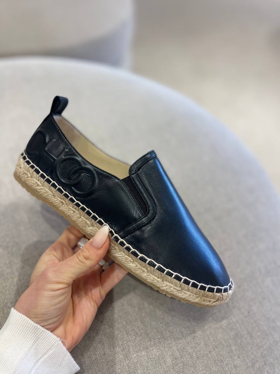 JIMMY CHOO Espadrilles side view - Women's luxury Shoes