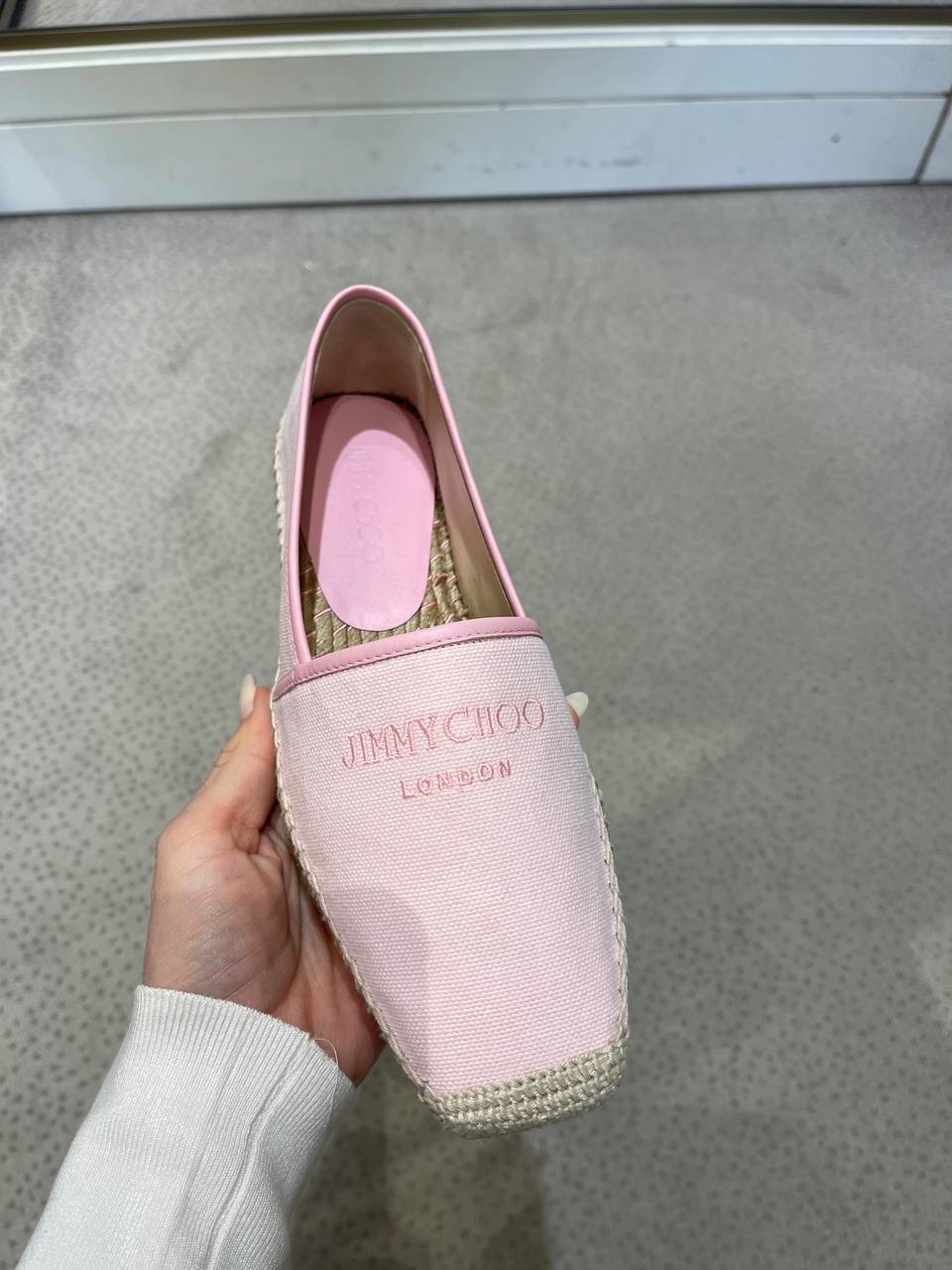 JIMMY CHOO Espadrilles side view - Women's luxury Shoes