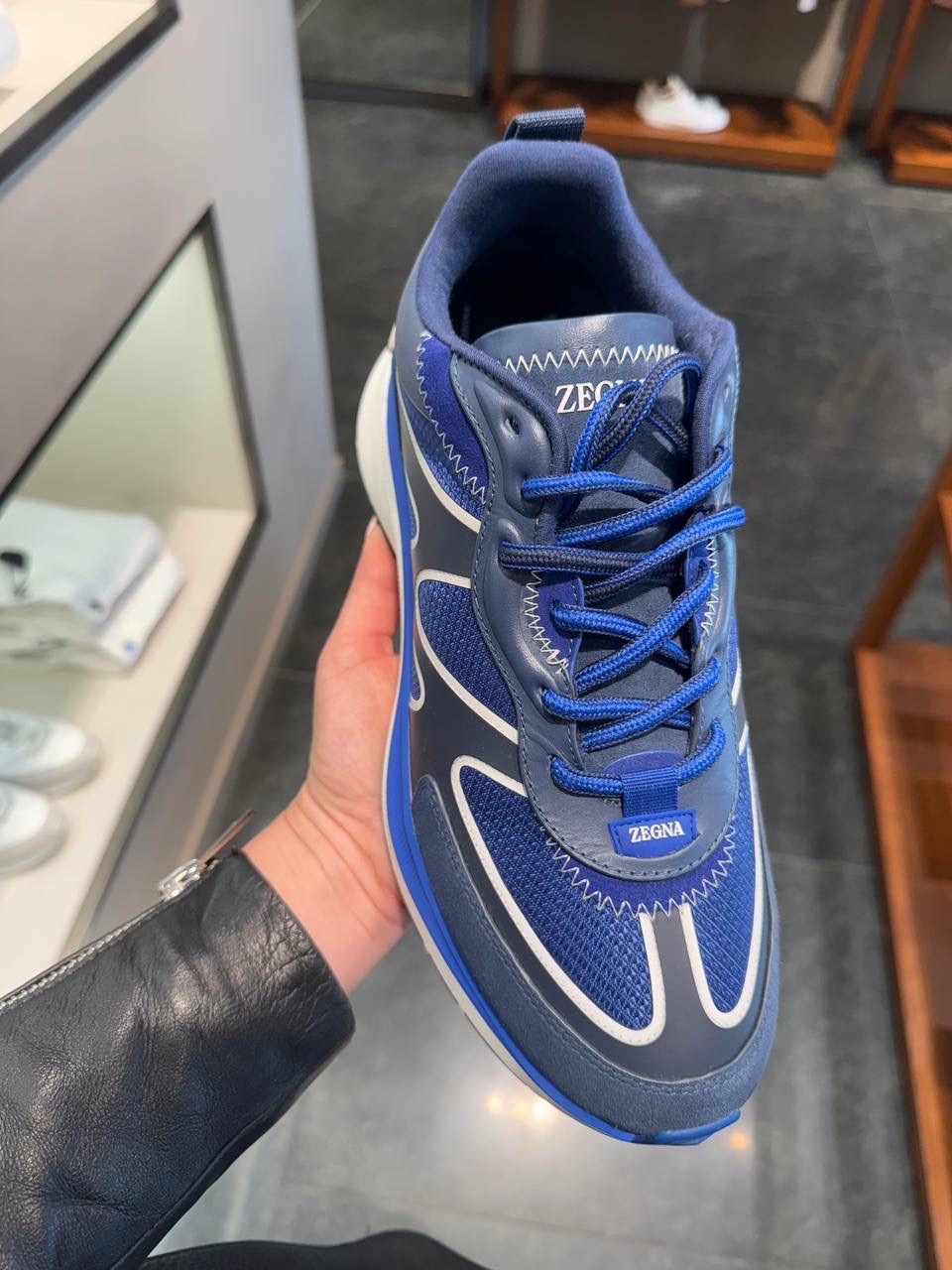 ERMENEGILDO ZEGNA Sneakers side view - Men's luxury Shoes