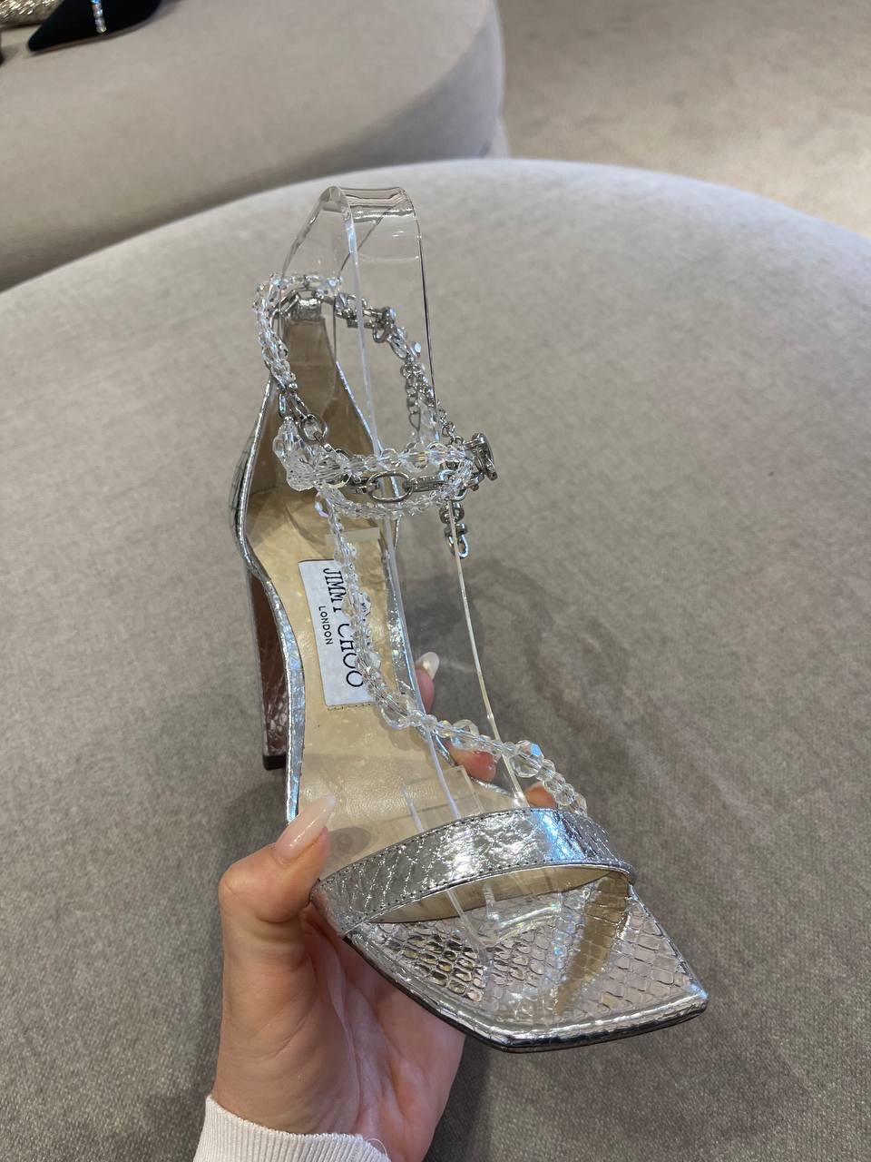 JIMMY CHOO Sandals side view - Women's luxury Shoes
