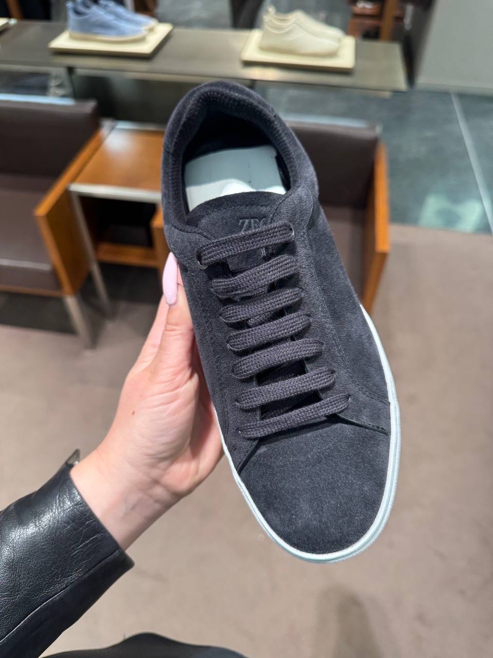 ERMENEGILDO ZEGNA Sneakers side view - Men's luxury Shoes