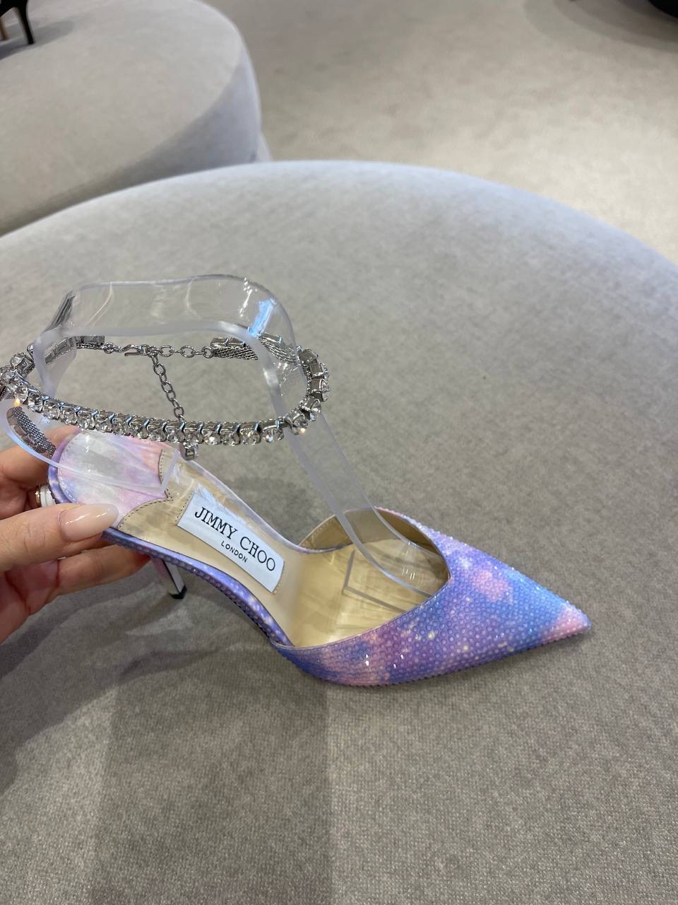 JIMMY CHOO Sandals side view - Women's luxury Shoes