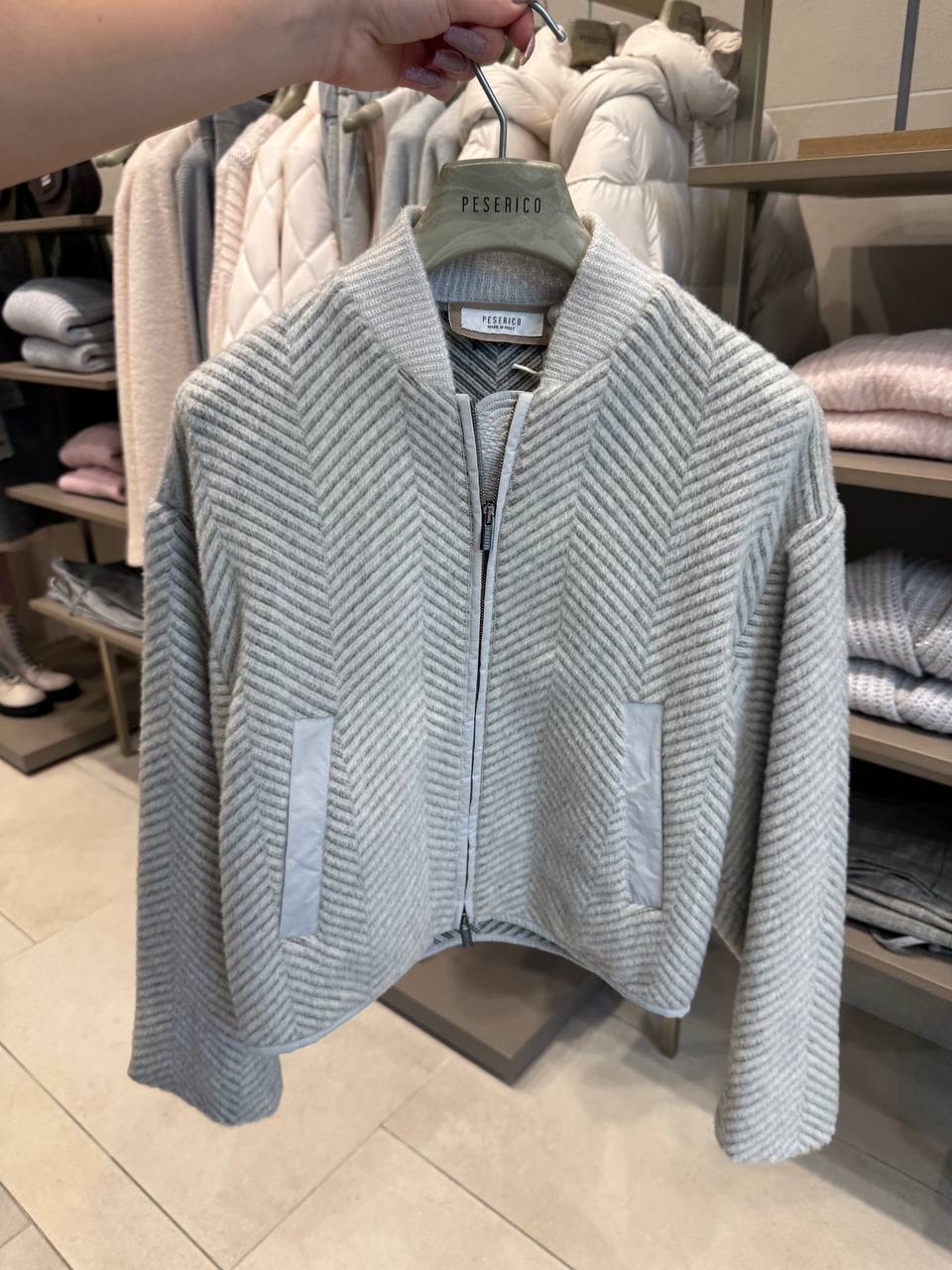 PESERICO Jackets front view - Women's luxury Clothes