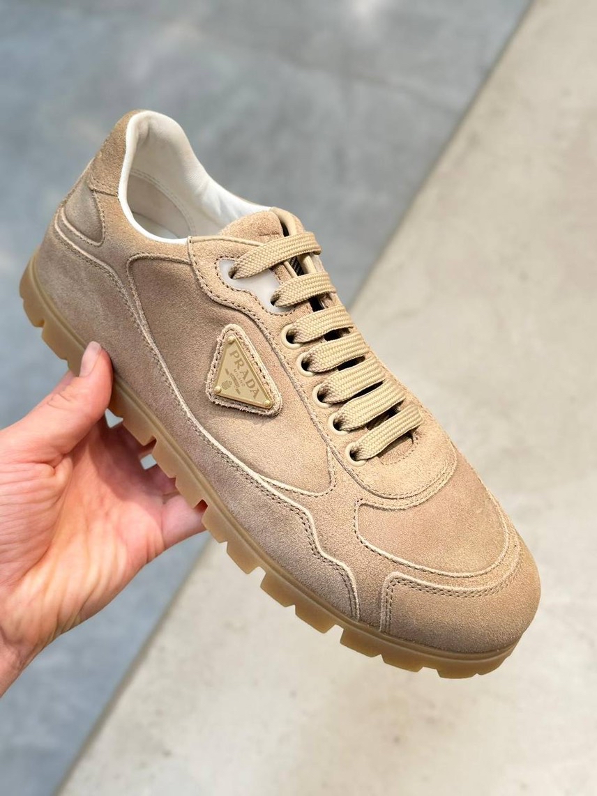 PRADA Sneakers side view - Women's luxury Shoes