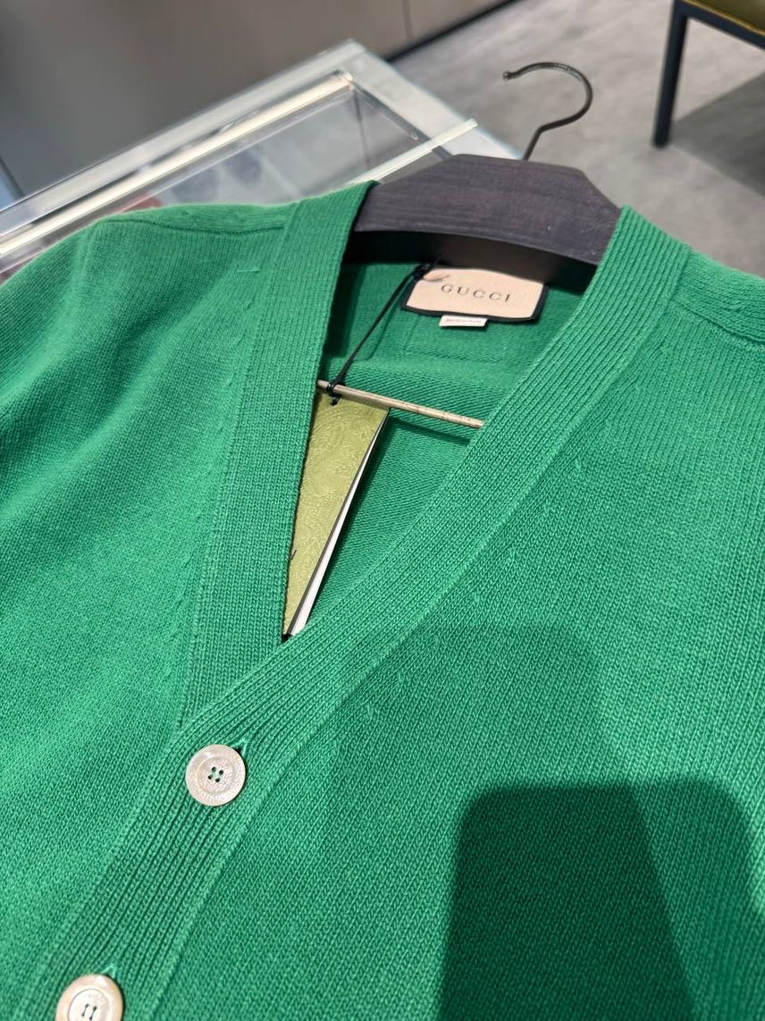 GUCCI Cardigans side view - Men's luxury Clothes