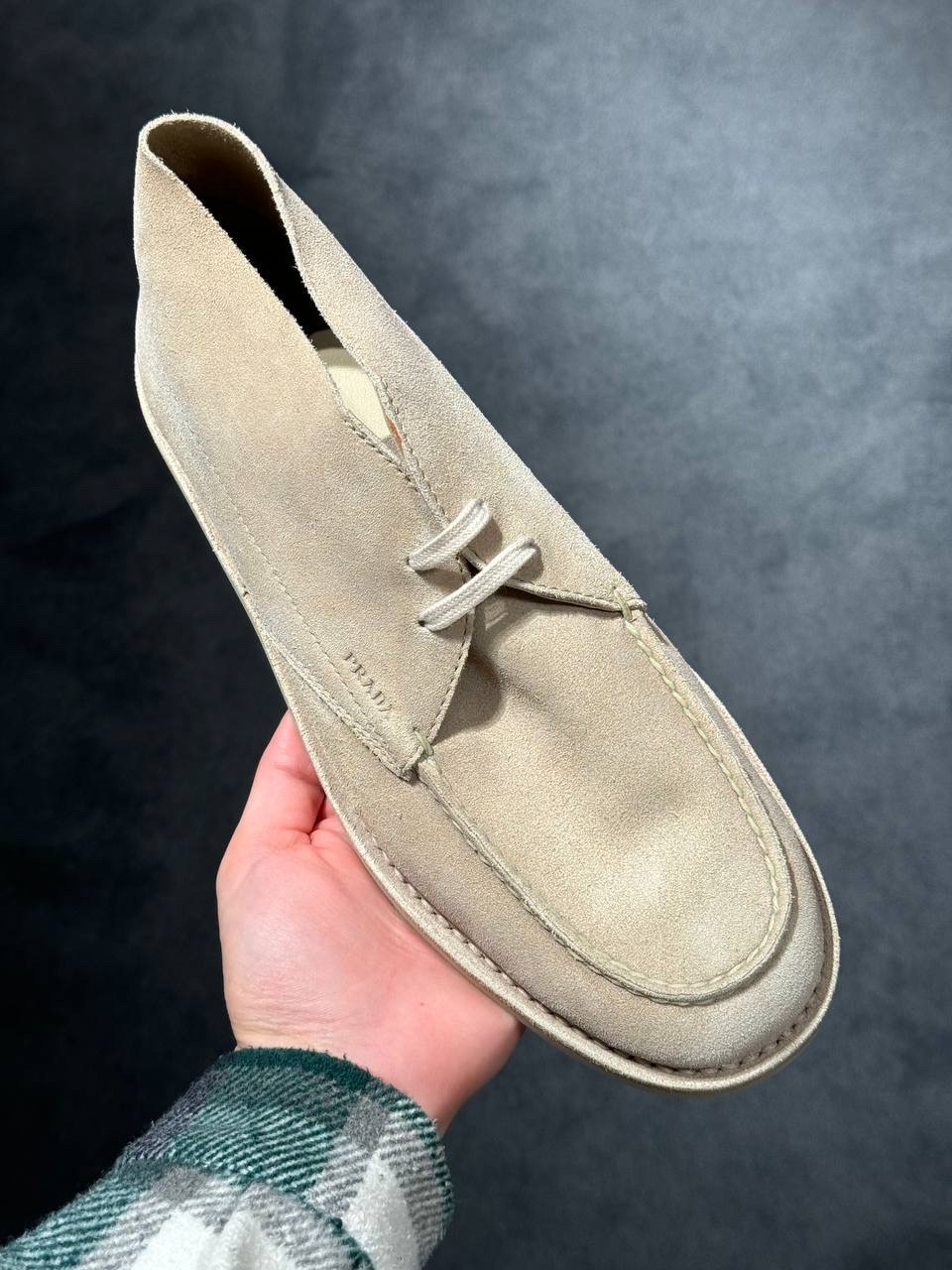 PRADA Lace-up shoes side view - Men's luxury Shoes