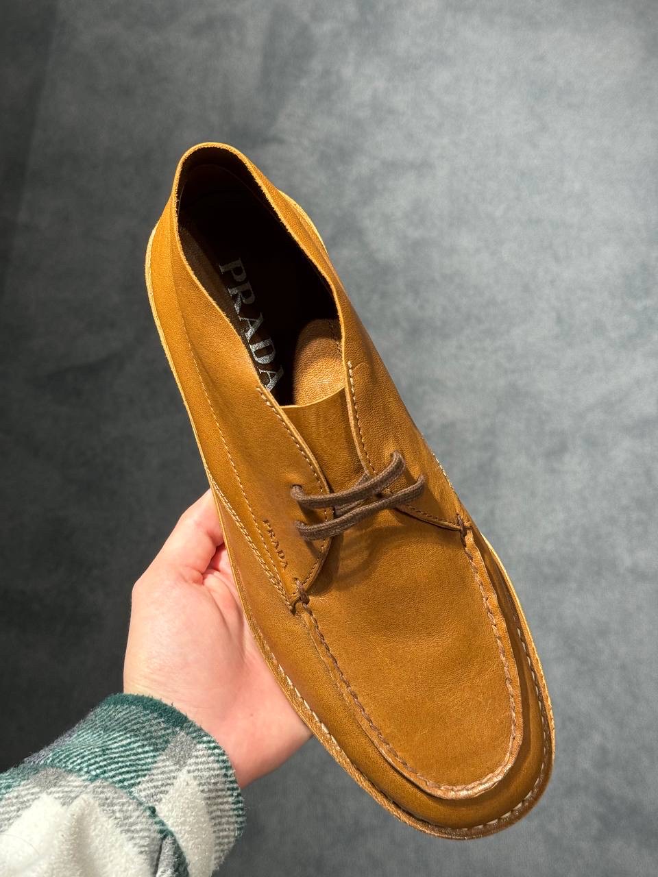 PRADA Lace-up shoes side view - Men's luxury Shoes